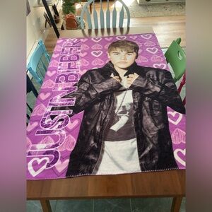 Justin Bieber Fleece Throw Blanket | 2010–2012 Bieber Fever Era